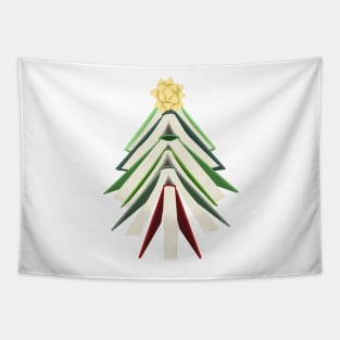 Bookmas tree (christmas) Tapestry