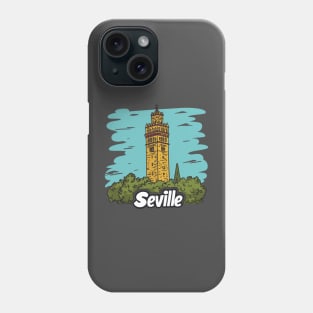 Seville Memories: Giralda Tower Reverie Phone Case