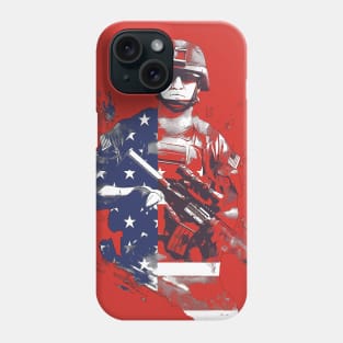 US Army Veteran American Flag Phone Case