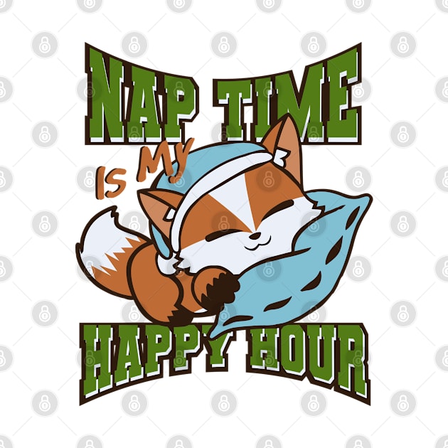 Nap Time Is My Happy Hour - Sleeping Cat by A-Buddies