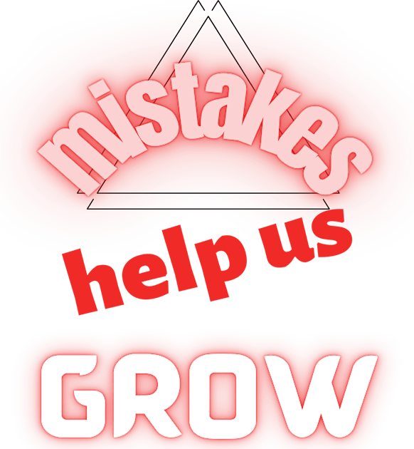 Mistakes help us grow Kids T-Shirt by TeeText