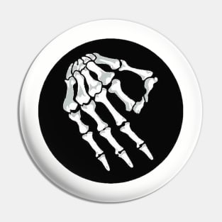 Skeleton Circle Game Pin