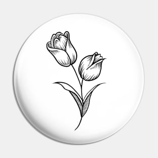 Tulips Pin