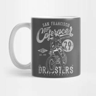 Cafe Racer Motorcycle Vintage Retro Coffee Ceramic Graphic Novelty Mug