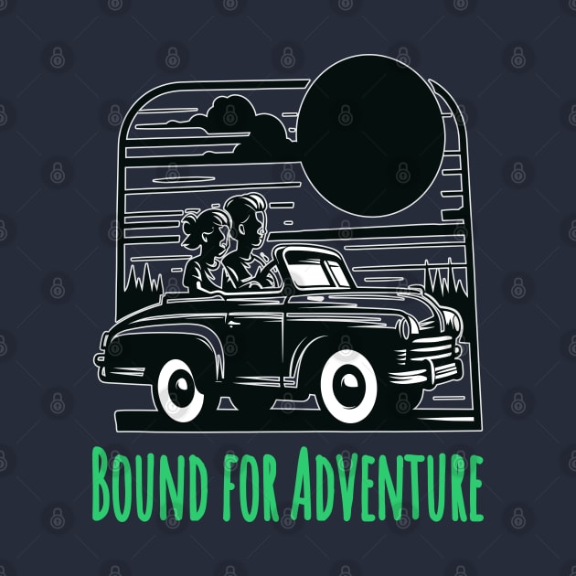 Journey Awaits - Sibling Road Trip Emblem by maknatess