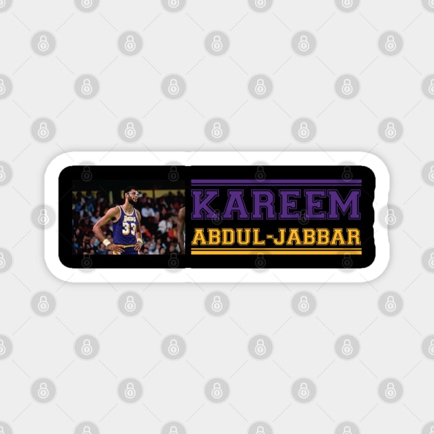 Kareem Abdul Jabbar Magnet by BAOM_OMBA