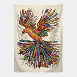 Paint by Feathers Tapestry