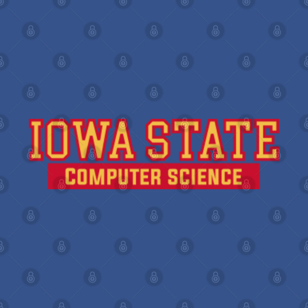 Iowa State Computer Science (Block Label) Isu TShirt sold by