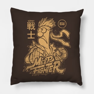 Beaker Meep Japanese Style Brown Pillow