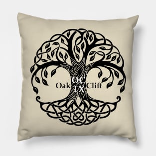 Oak Cliff Texas OC TX World Tree Yggdrasil Pillow