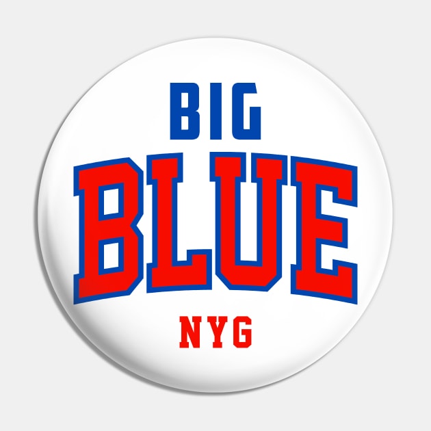 Big Blue Football Pin by funandgames