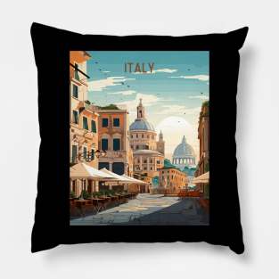 Italy, Travel Print, Travel Wall Art, Travel Home Décor, Travel Gift Art Pillow