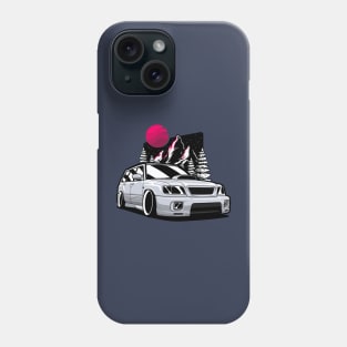 Silver Forester STI Phone Case