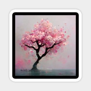 Beautiful Cherry Blossom Tree Magnet