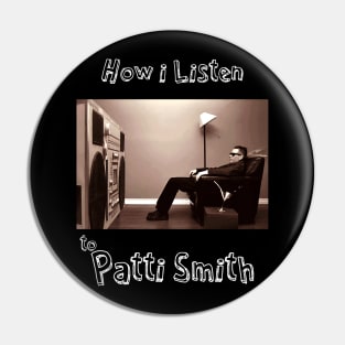 how i listen patti smith Pin