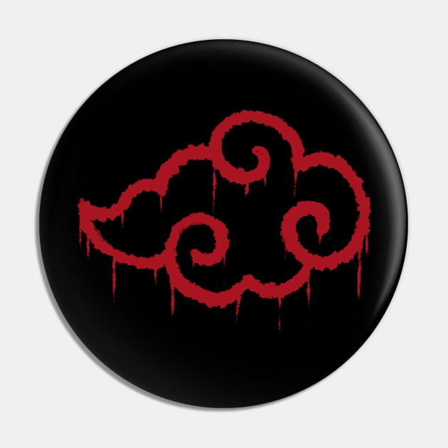 Small red cloud Pin by Shankara