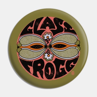 Vintage Retro Glass Frogg St. Petersburg, Florida Pin