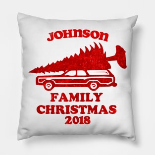 Johnson Family Christmas 2018 Pillow