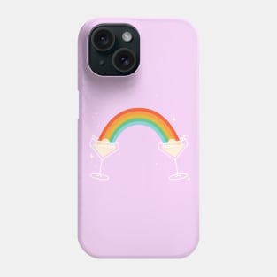 Champagne Rainbow Phone Case