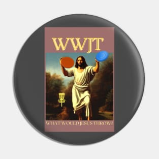 What Would Jesus Throw? Pin