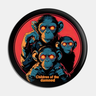 Children of the damned Iron Maiden monkey Pin