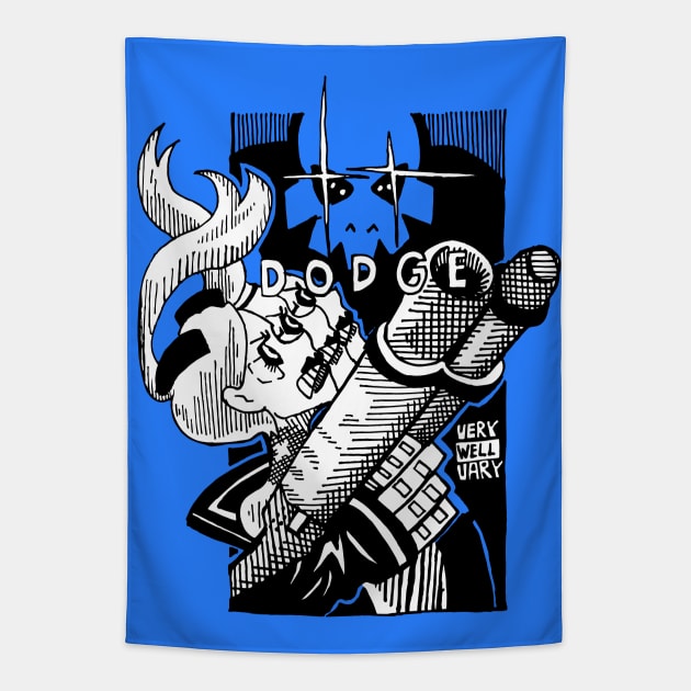 DODGE (DARK) Tapestry by VeryWellVary