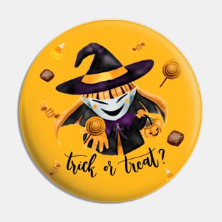 Trick Or Treat Pin