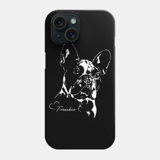 Funny Proud French Bulldog dog Frenchie portrait Phone Case