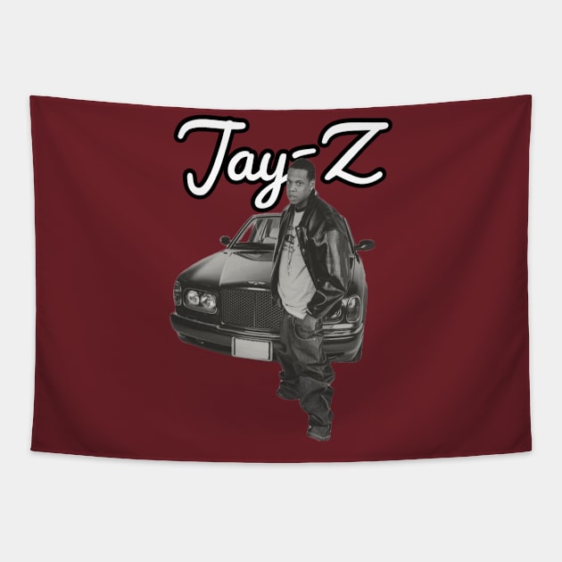 Retro Jay-Z Tapestry by Defective Cable 