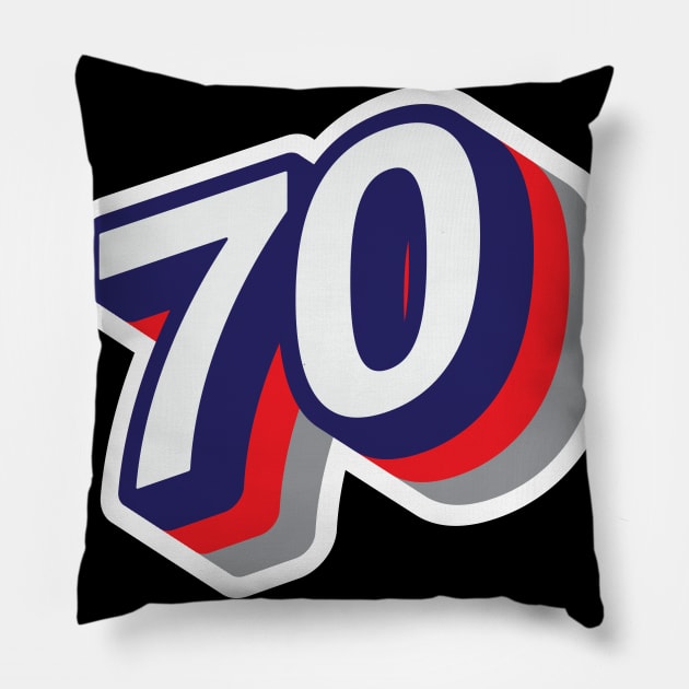 70 Pillow by MplusC