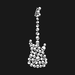 Skull Guitar - Electric Guitar - Guitar T-Shirt