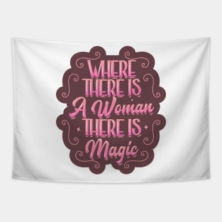 There's a Woman, There's a Magic Tapestry