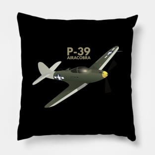 P-39 Airacobra WW2 Airplane Pillow