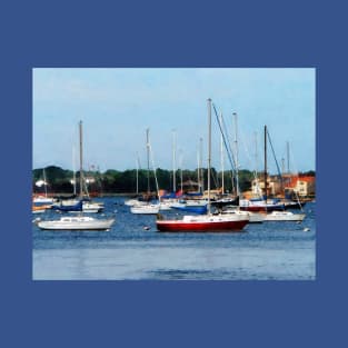 Newport RI - Group of Sailboats T-Shirt