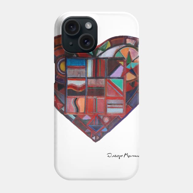 Corazon 4 Phone Case by diegomanuel