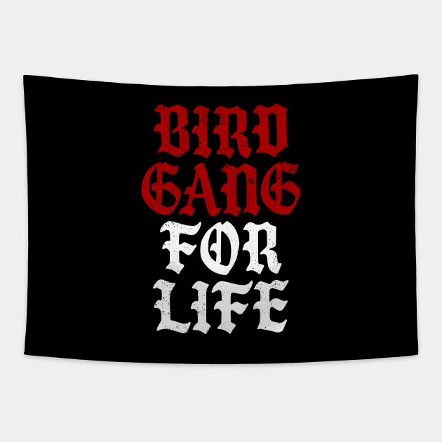 Bird Gang for Life Tapestry by LunaGFXD