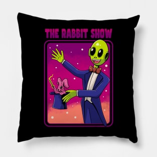 rabbit show Pillow