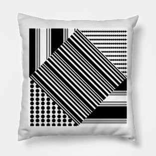 Simple Minimal Geometrical Patch Work Pillow