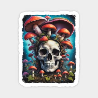 shroomy skull VIII Magnet