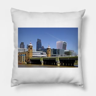 Cannon Street Station London England Pillow