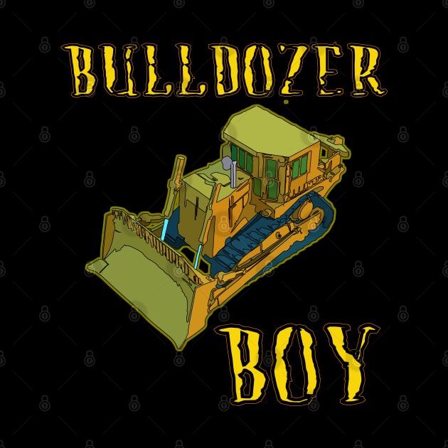 Bulldozer Boy For Kids and toddlers by Mewzeek_T