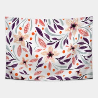 Romantic Floral Garden Tapestry
