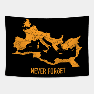 The Roman Empire Map Tapestry