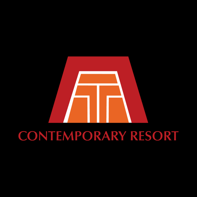 Retro Contemporary Resort Logo by Mouse Magic with John and Joie