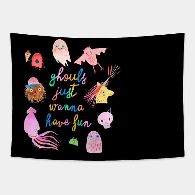 Halloween Tapestry by ninoladesign