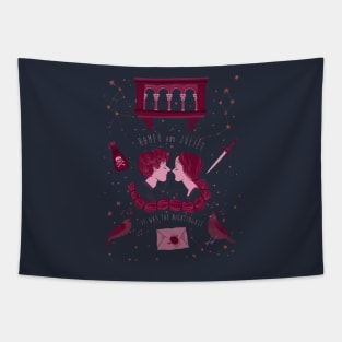 Shakesperean pattern - Romeo and Juliet Tapestry