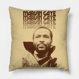 Marvin Gaye Retro Iconic Design Pillow