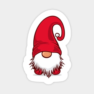 Gnome Santa Magnet