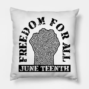Freedom For All: Juneteenth Edition Pillow
