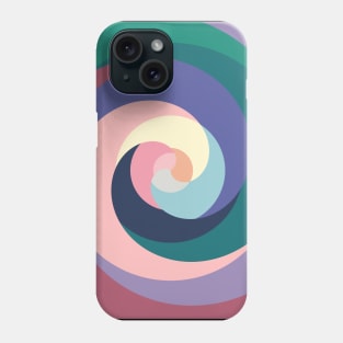 Swirl Various Color Schemes Circle Pattern Phone Case